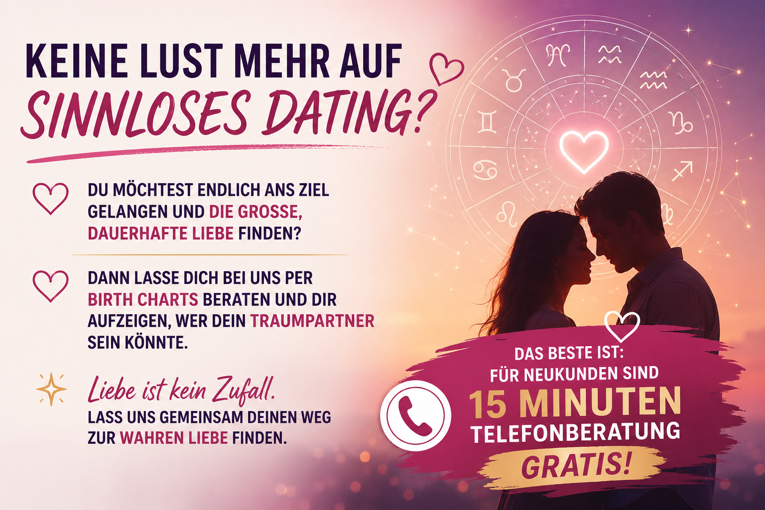 Birth Charts Analyse gratis