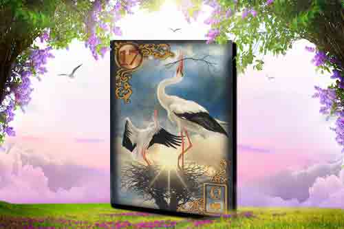 Kartenlegen Erklärung: Lenormand Karte 17 – Der Storch