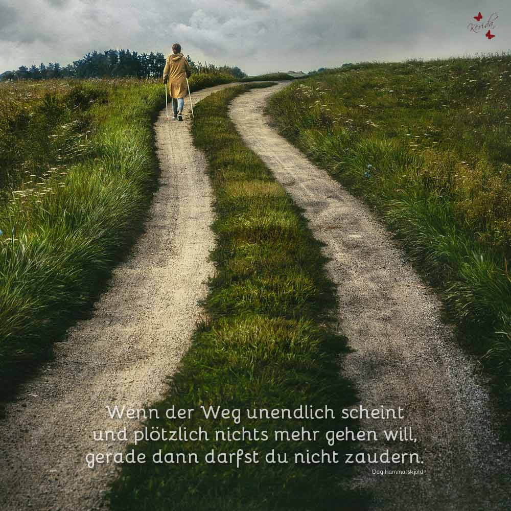 Wenn der Weg unendlich scheint...